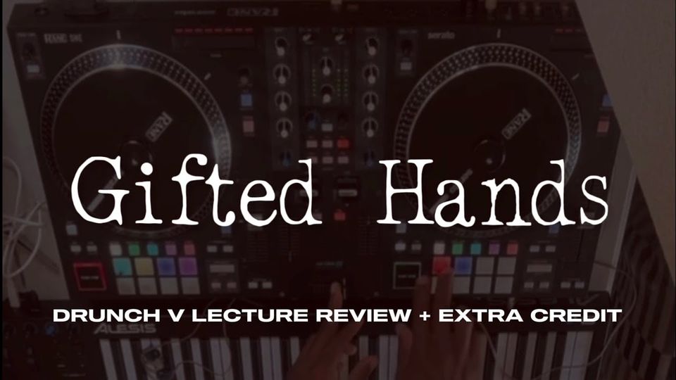 Drunch V Lecture